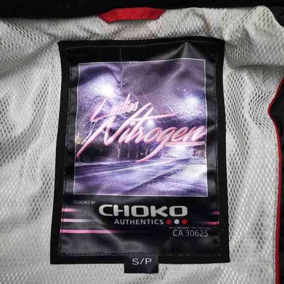 Choko Authentics Ladies Size Small Grey Black Nitrogen Series Jacket w/ Hood - Picture 3 of 16